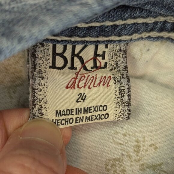 BKE Starlite Size 24 Cropped Jeans - Picture 6 of 12